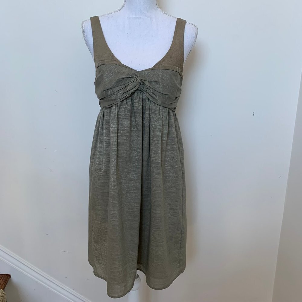 Bailey 44 Sheath Dress Womens Shimmer Taupe lined